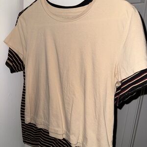 Universal Thread yellow Short Sleeve Top